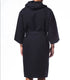 Waffle Hooded Long Square Pattern mens Robe