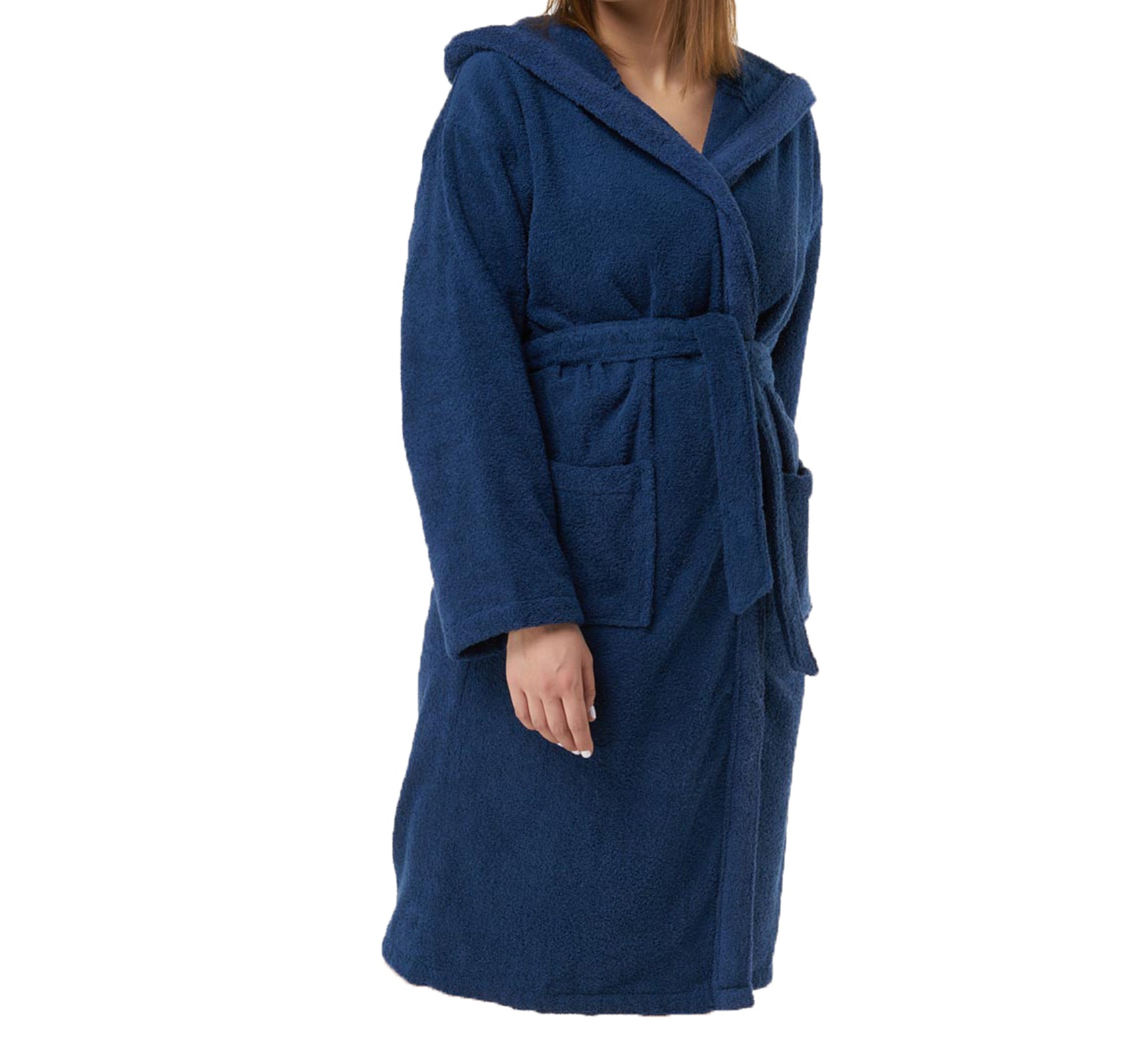 Wholesale Turkish Cotton Heavy Weight Terry Bathrobe with Extra Large Hood