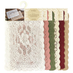 Wholesale 2 Pack brandon Lace Place Mats