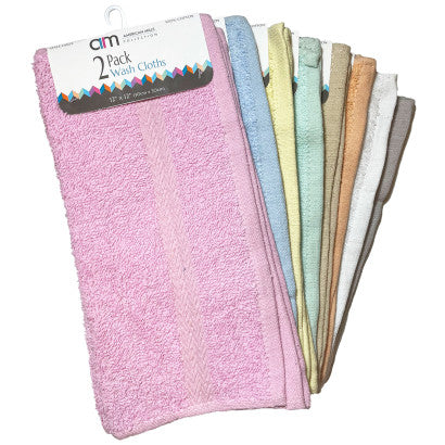Wholesale Assorted colors Heavy Washcloth (144 Pack)