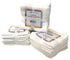 Wholesale 11" x 11" cotton White Wash Cloths (48 Pack)
