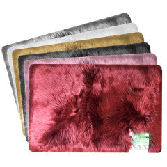 Wholesale 20" x 32" dark shades assorted Fur Mats