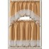 Wholesale flower Embroidered royal design Window Curtain Set