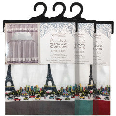 Wholesale Paris eiffel tower Window Curtain Set