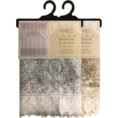 Wholesale palace theme Lace Window Curtain Set