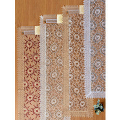 Wholesale Embroidered small roses lace Table Runner
