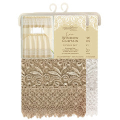 Wholesale classy Lace Window Curtain Set