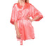 Satin Kimono Short Robe