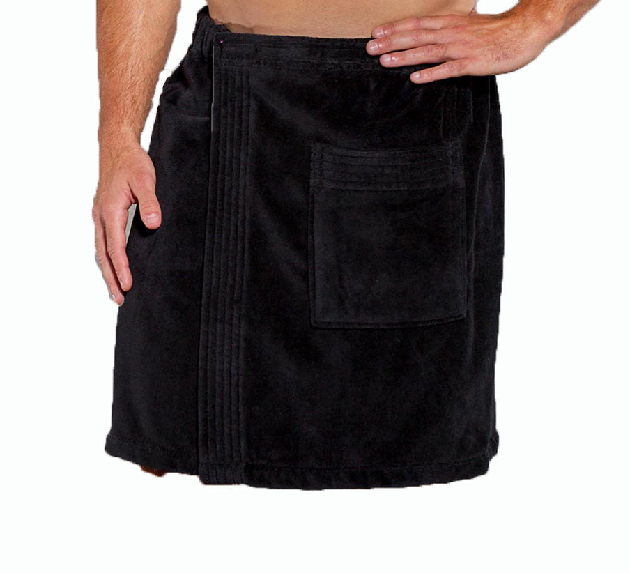 Wholesale Men's Cotton Terry Bath Towel Wrap Wholesale Bath Wraps