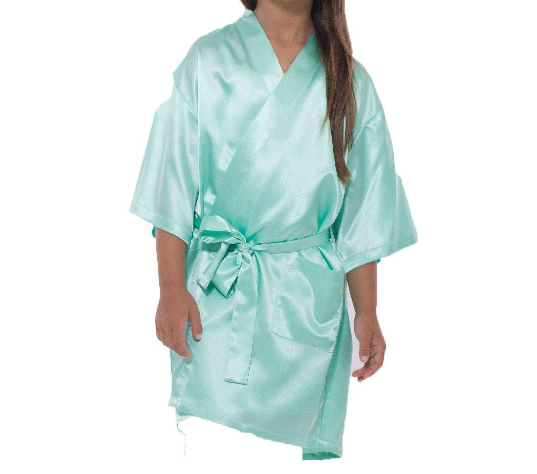 Satin Kimono Kid's Robes