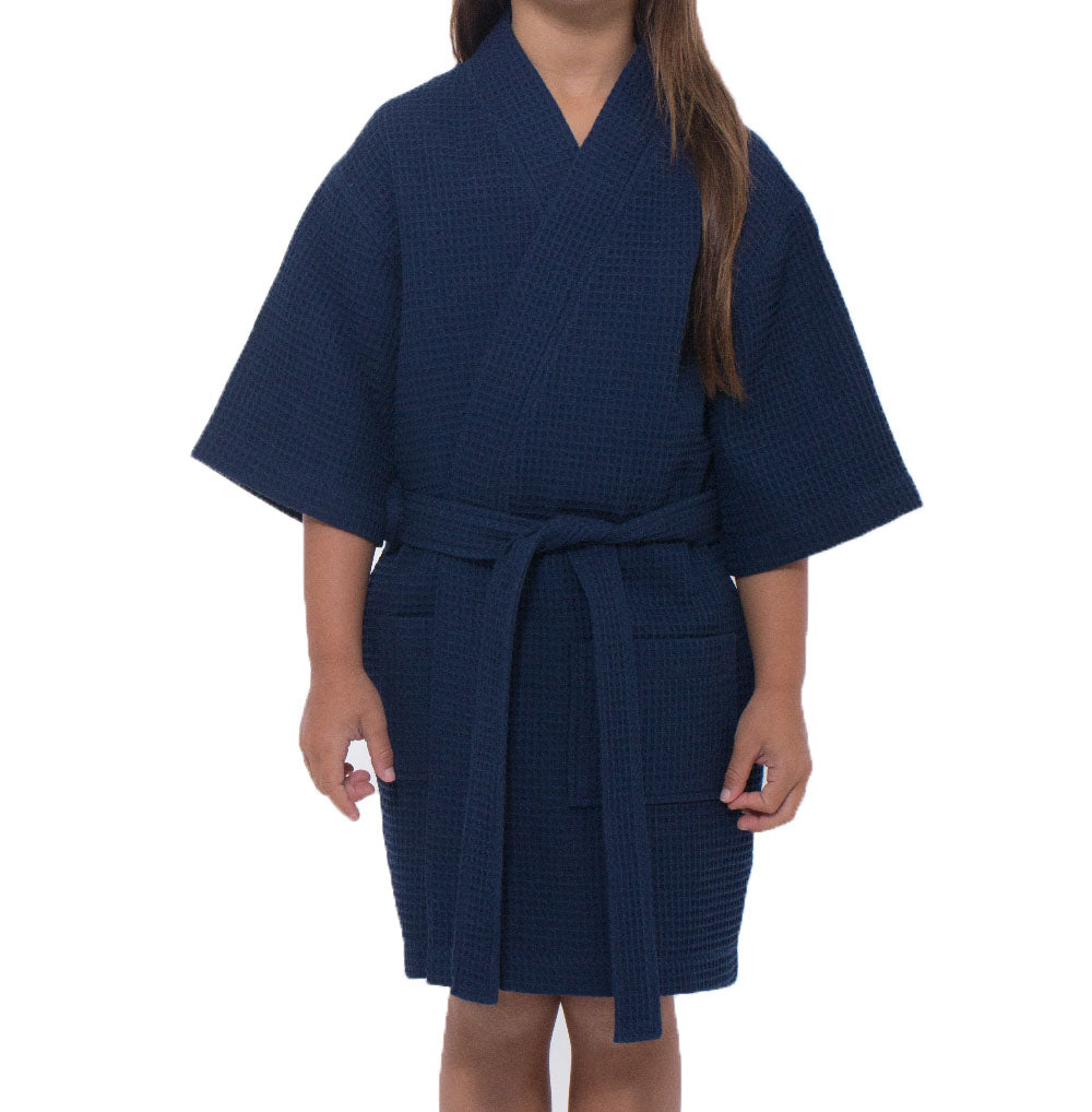 Waffle Kimono Kid's Robes