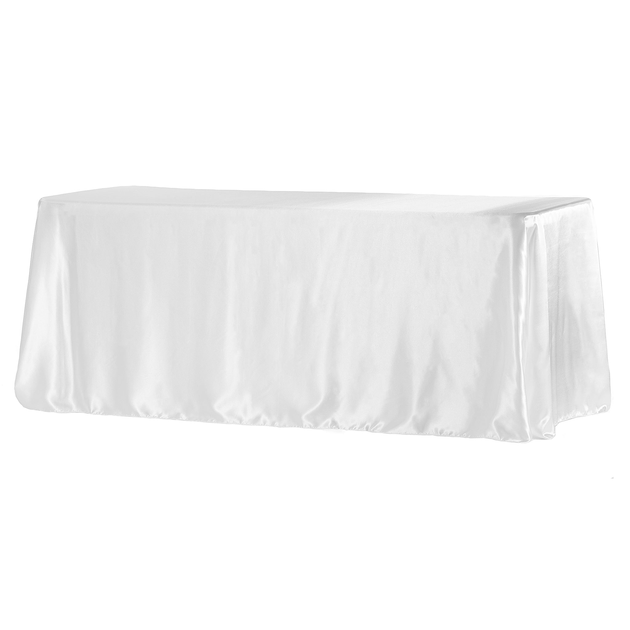 Wholesale 90"x156" Rectangular Satin Tablecloth