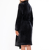 Super Soft Lightweight Plush Shawl Short Women's Robe