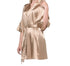 Satin Kimono Short Robe