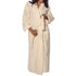 Turkish Cotton Waffle With Velour Shawl Robe