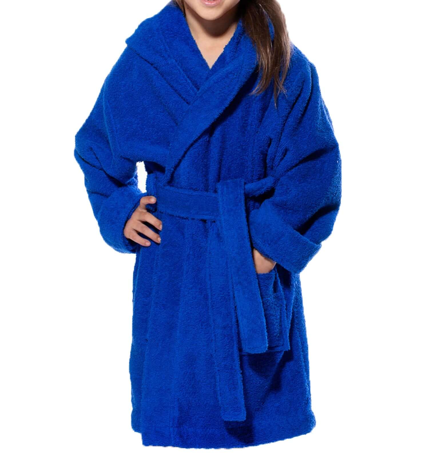 Blue Terry Bathrobe