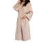 Waffle Kimono Long Robe Square Pattern