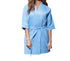 Waffle Kimono Short Robe Square Pattern