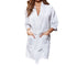 Waffle Kimono Short Robe Square Pattern
