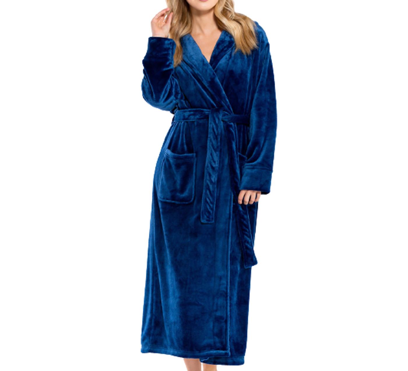 Ultra Soft Plush Hooded Women's Robe