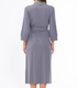 Grey Cotton Knit Kimono Robe
