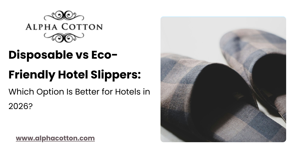 Disposable vs Eco-Friendly Hotel Slippers