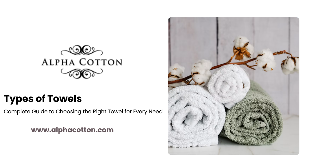 Types of Towels: Complete Guide to Choosing the Right Towel for Every Need