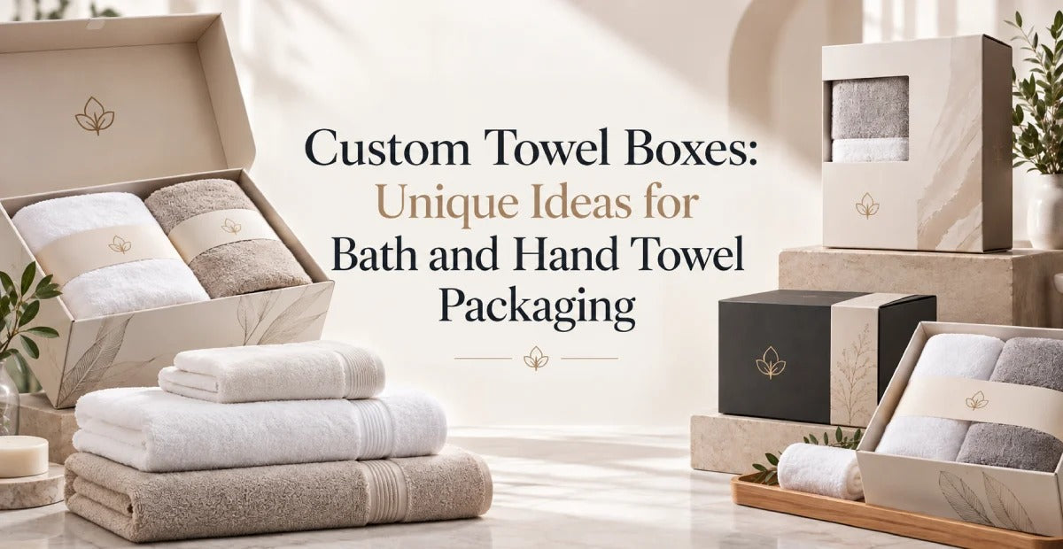 Custom Towel Boxes: Unique Ideas for Bath and Hand Towel Packaging