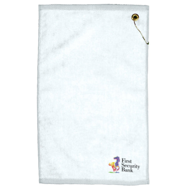 Bulk Personalized Wholesale Velour Fingertip Golf Towel