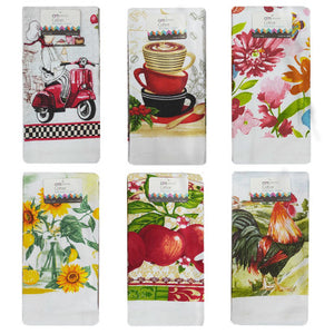 Wholesale 100% cotton Artistic Printed Kitchen Towel