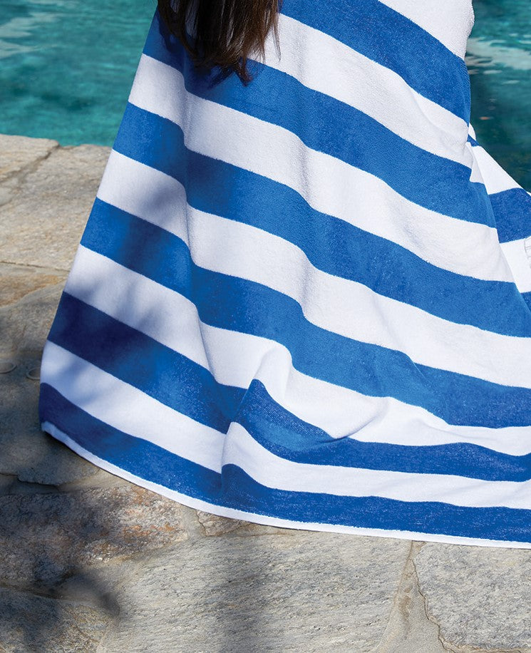Wholesale Logo Printed Midweight Cabana Beach Towel