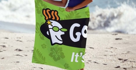 Wholesale Custom Fiber Reactive Beach Towel