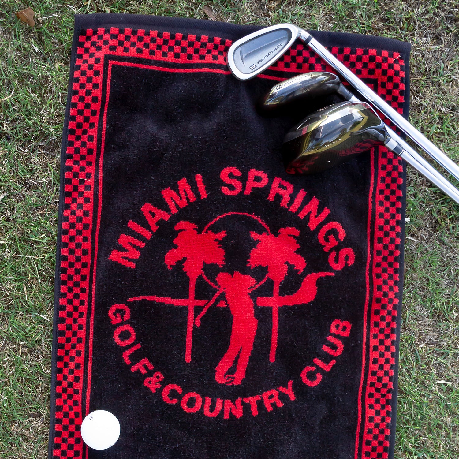 Wholesale Premium Custom Jacquard Woven Golf Towel
