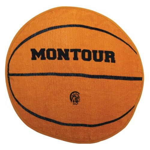 Bulk Premium Fiber Reactive Basketball Shaped Sport Towel
