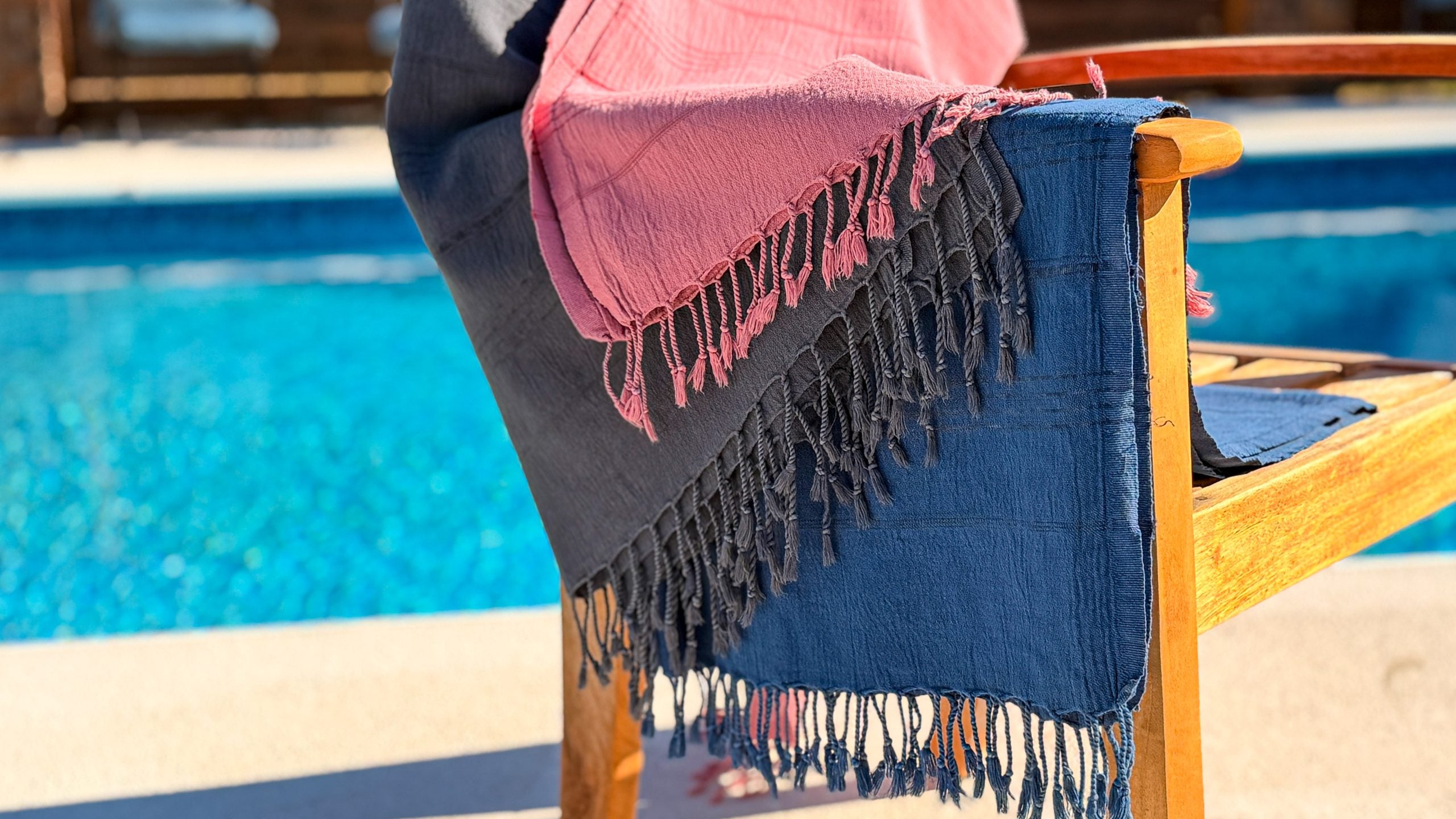 Wholesale Logo Printed Stone Washed Demin Peshtemal Towel