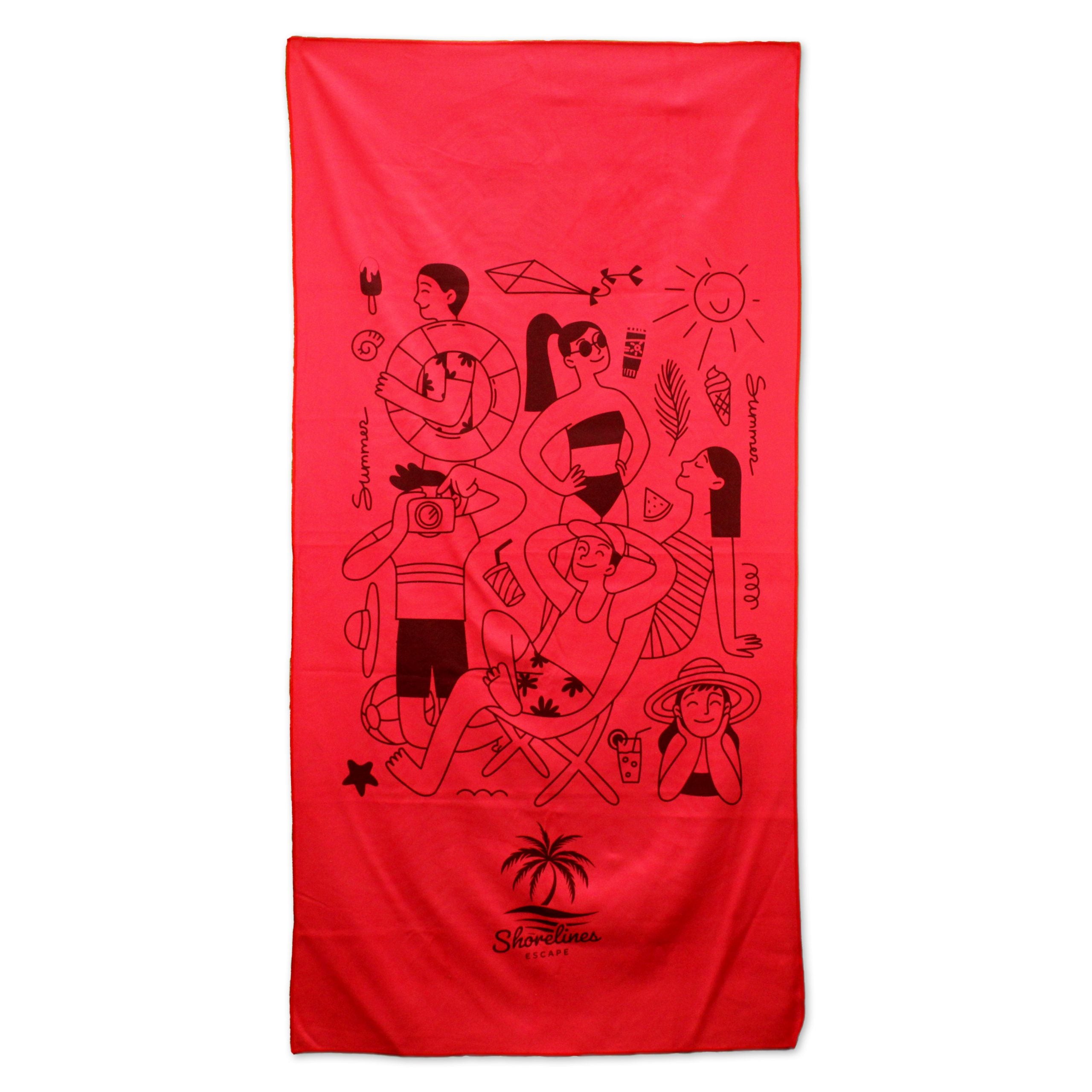 Wholesale Customized Microsuede Beach Towel