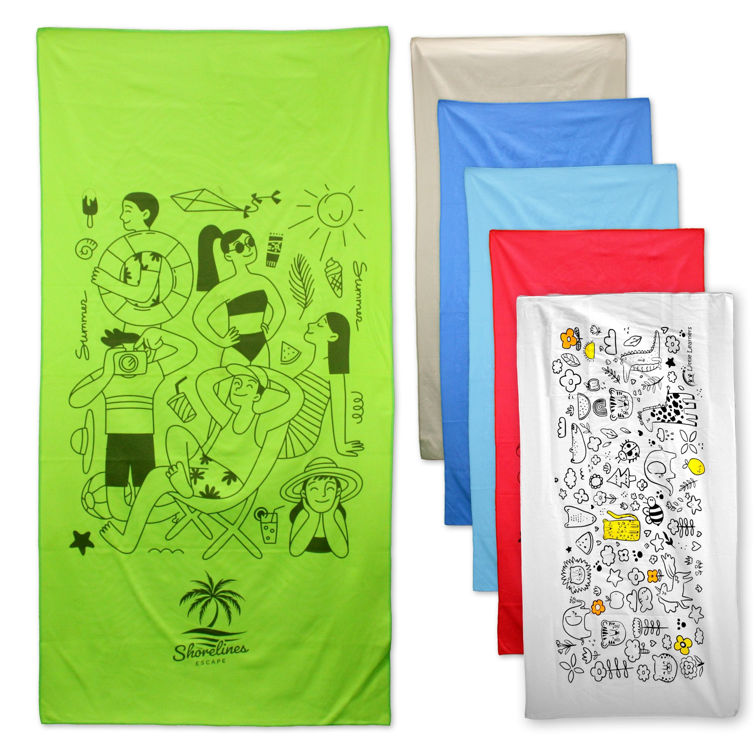 Wholesale Customized Microsuede Beach Towel