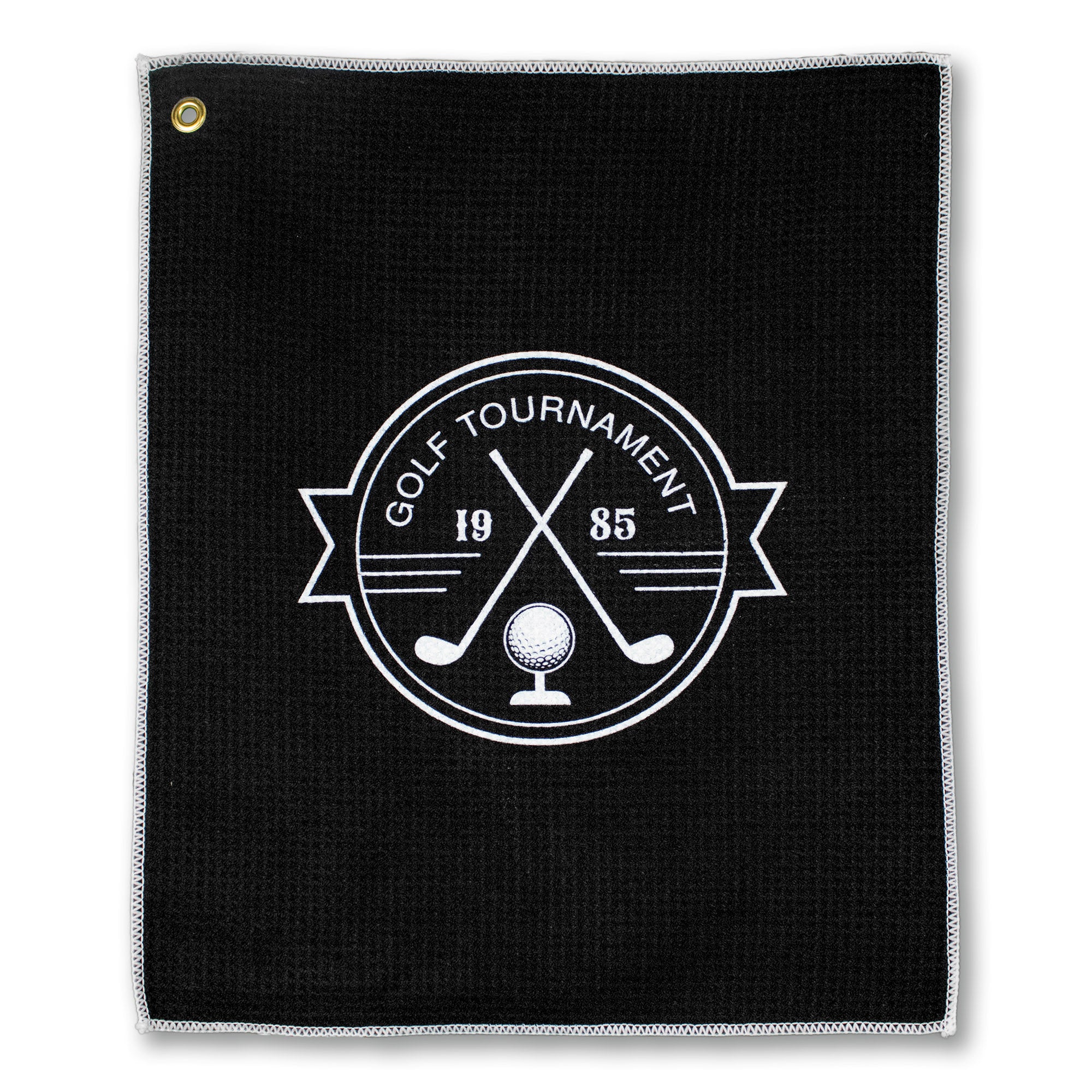 Bulk Personalized Custom Microfiber Waffle Small Golf Towel