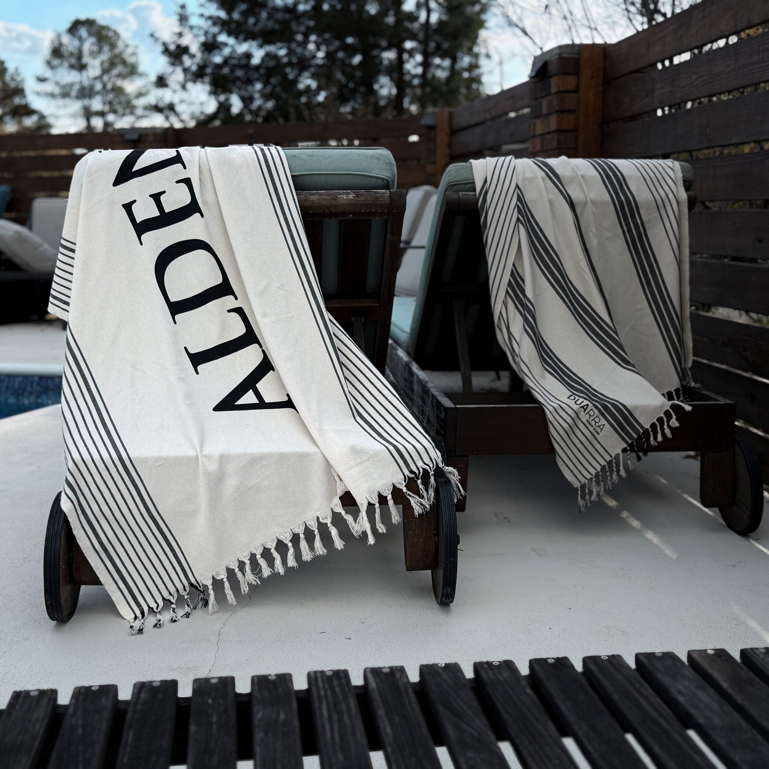 Wholesale Premium Ivory Shore Multi Stripe Peshtemal Towel