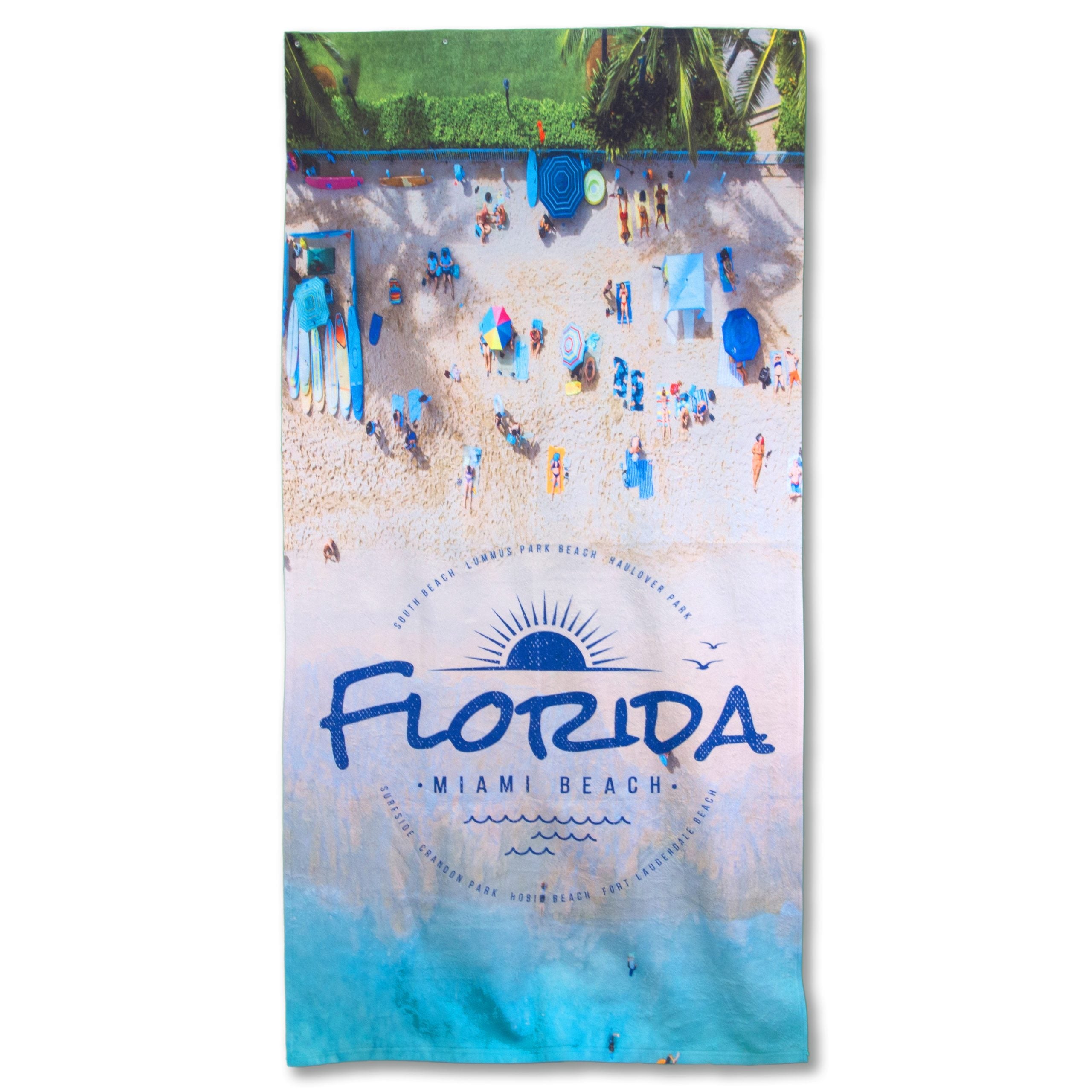 Bulk Personalized Pro Vision Platinum Beach Towel