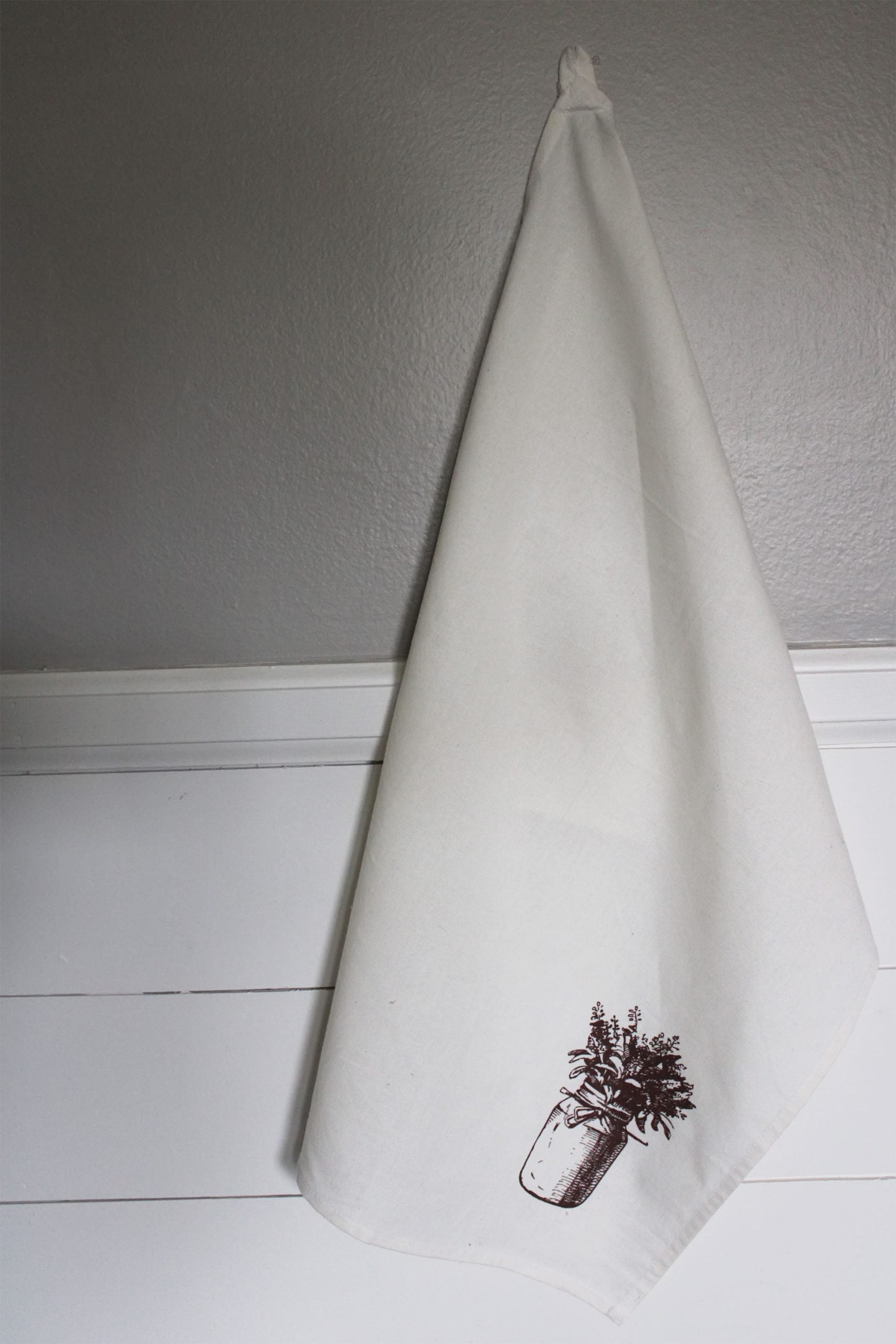 Wholesale Premium Tea Towel Flour Sack With Loop  18×28