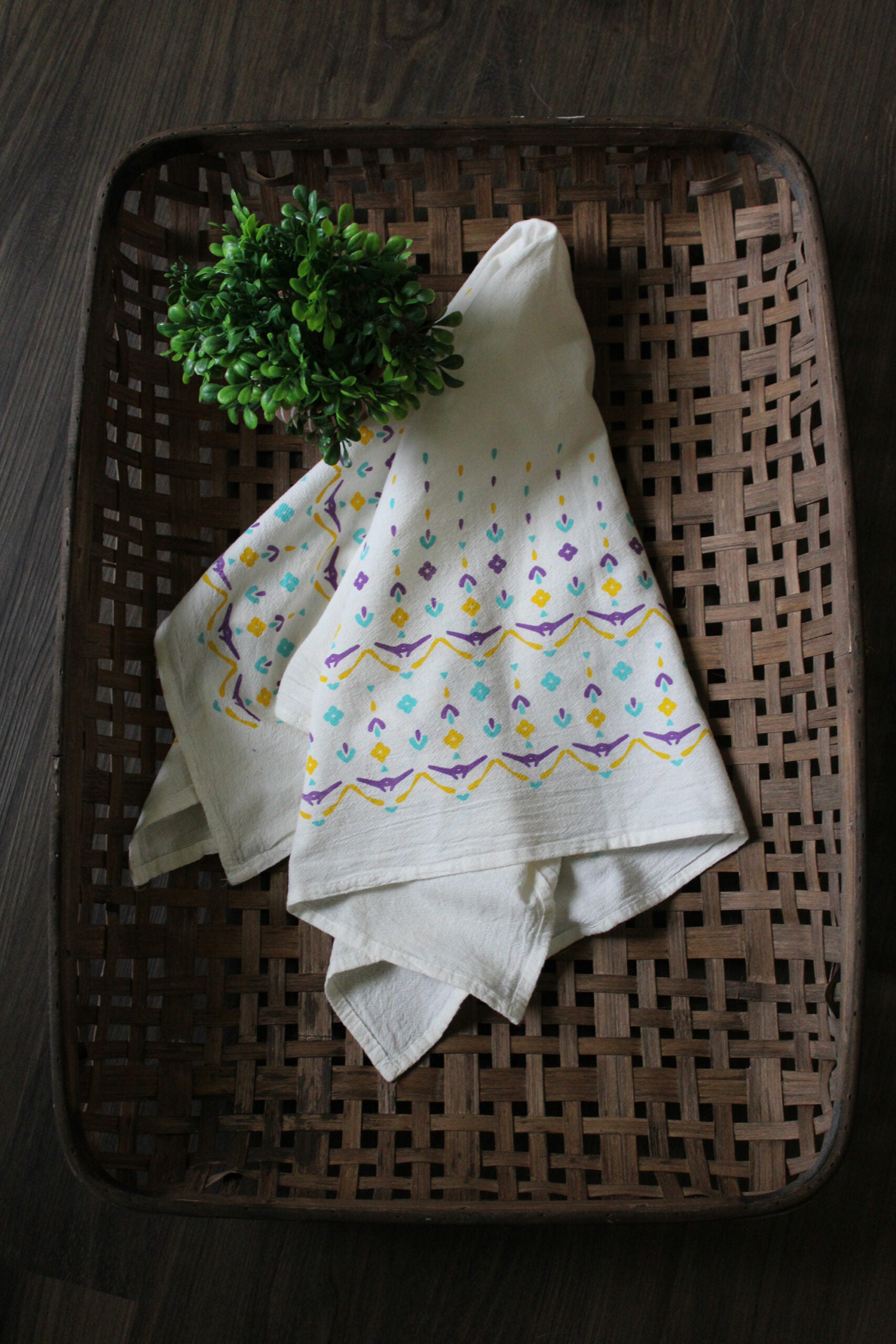 Wholesale Logo Printed Tea Towel Flour Sack  28×29