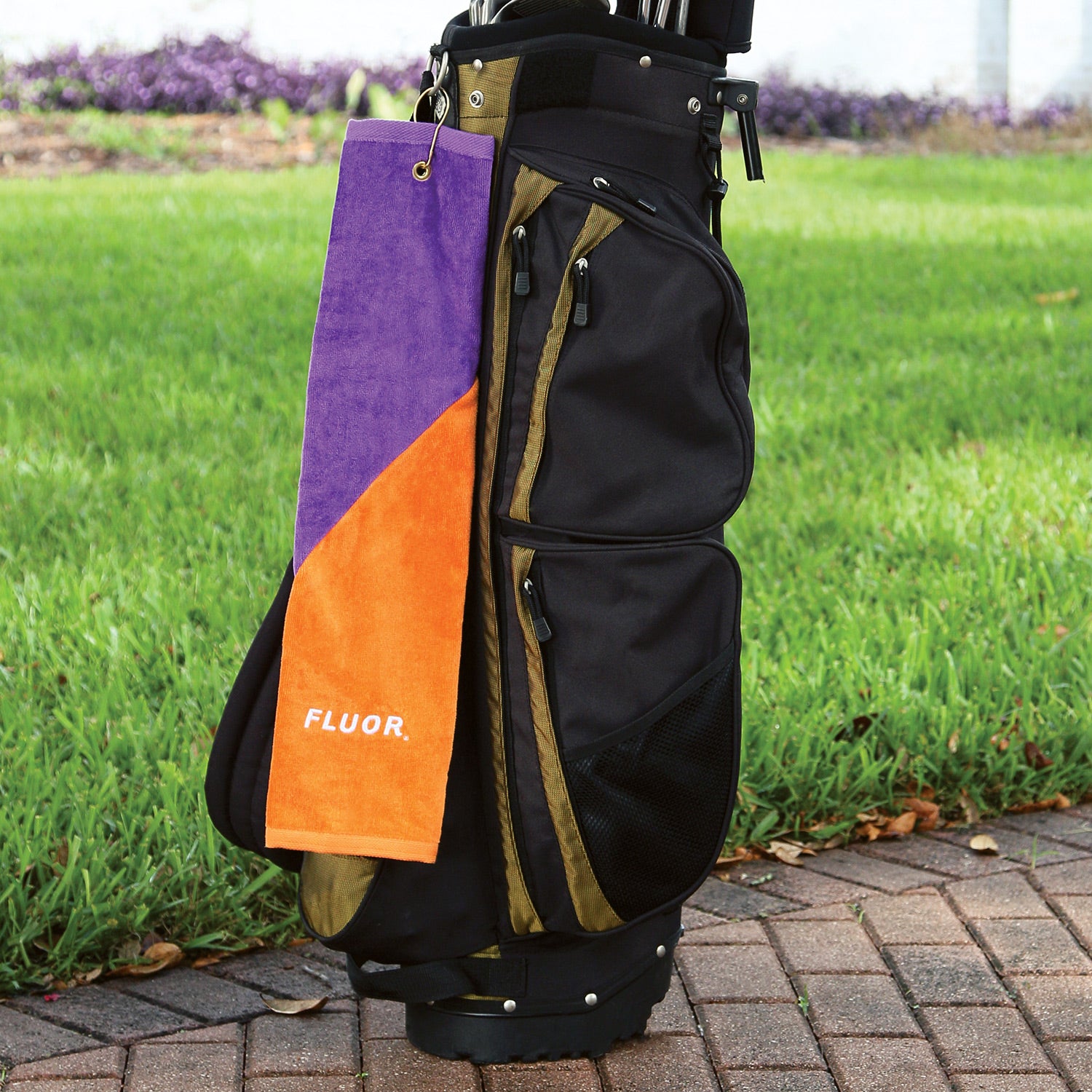 Wholesale Premium Promotional Two Tone Heavyweight Golf Towel