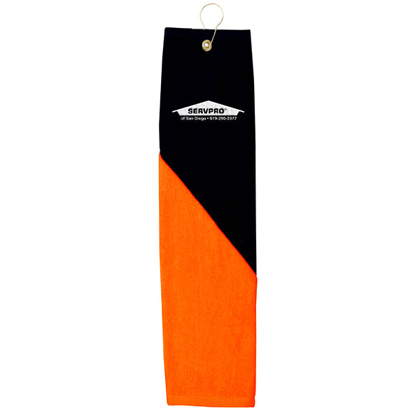 Wholesale Premium Promotional Two Tone Heavyweight Golf Towel