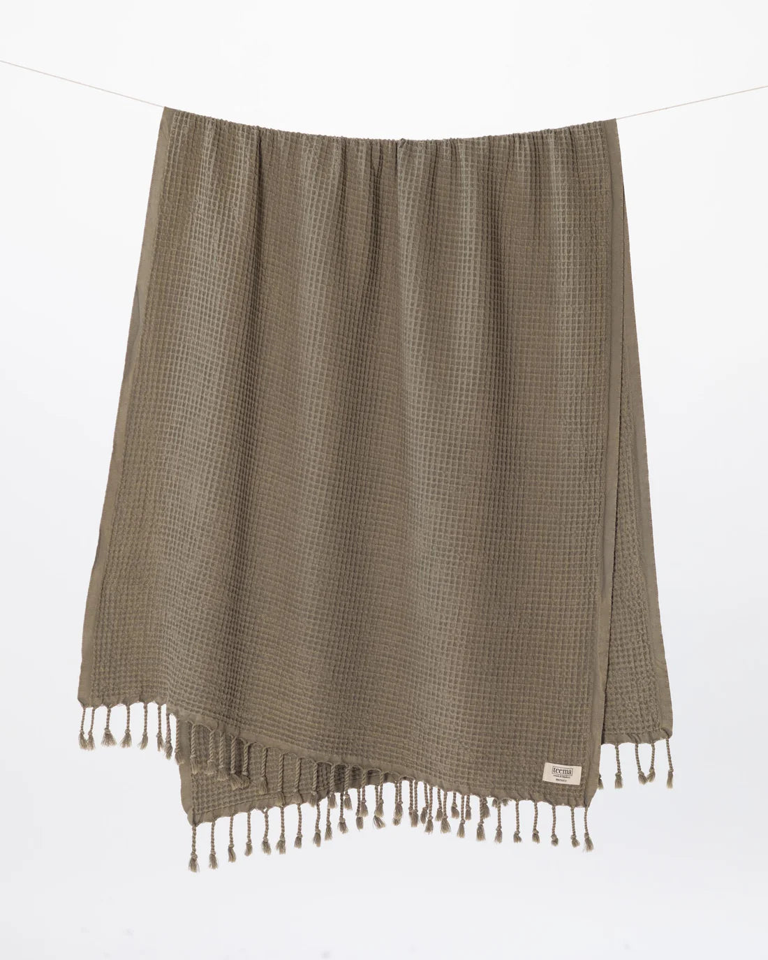 Bulk Promotional Teema Waffle Weave Beach Towel