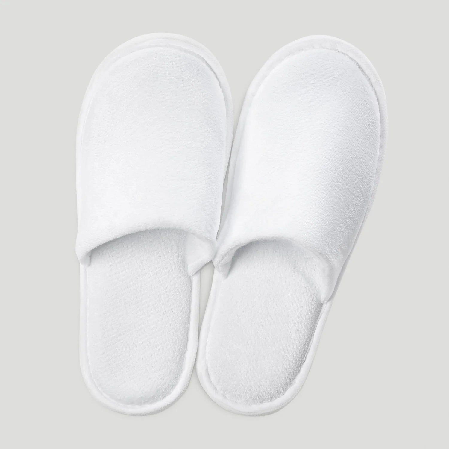 Closed Toe Adult Custom Embroidered Velour Slippers