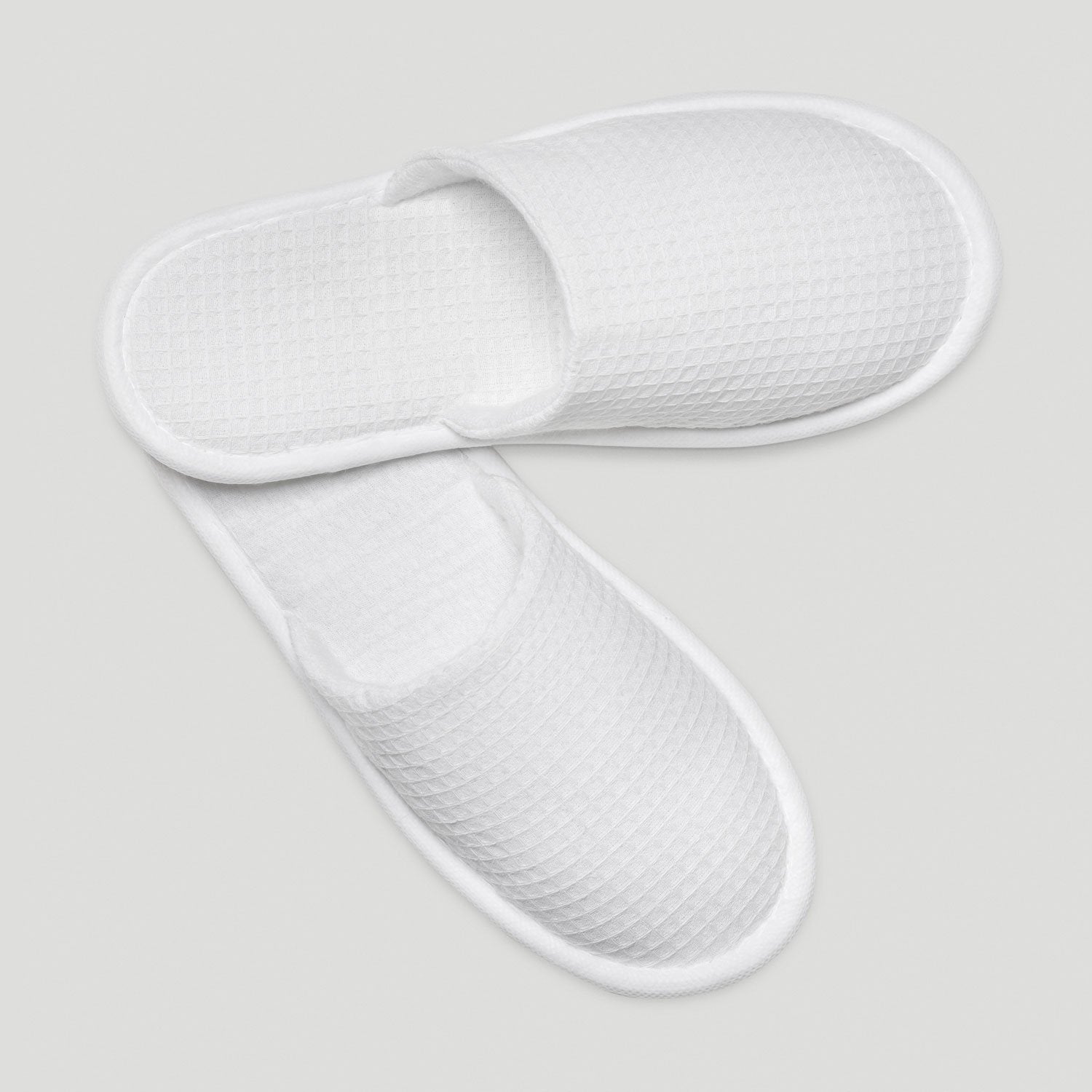 Closed Toe Adult Custom Embroidered Waffle Slipper