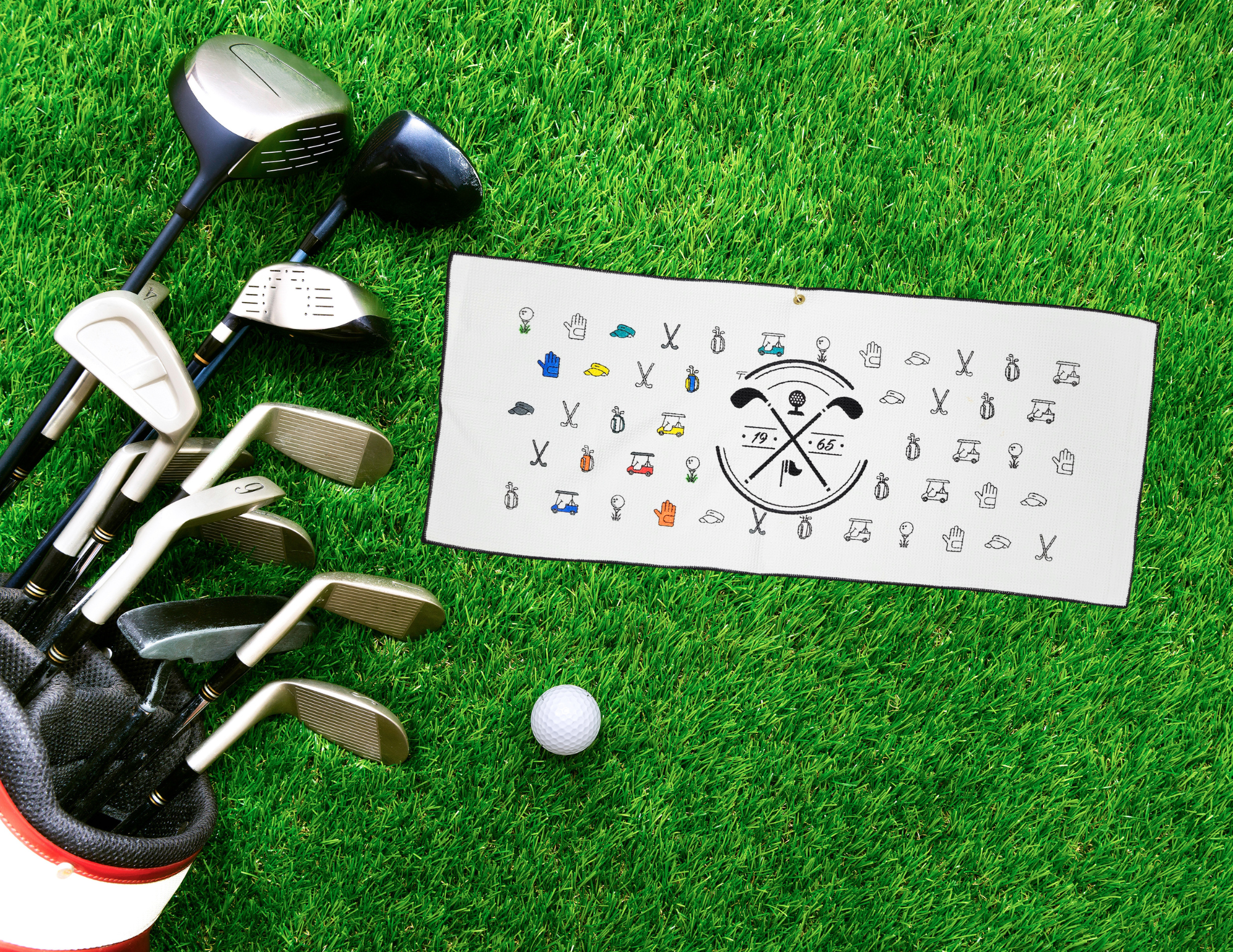 Wholesale Custom Microfiber Golf Towel