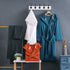 Royal Custom Logo Cotton Waffle Hooded Luxury Hotel Bathrobe
