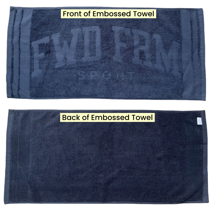 ActiveFlex Custom Logo Jacquard Terry Cotton Super Soft Quick Dry Sports & Gym Towel